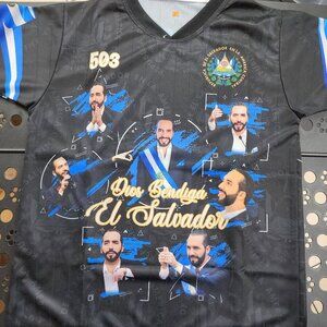 503 Dios bendiga El Salvador Jersey